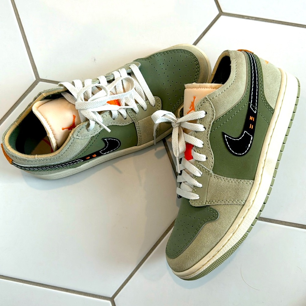 Jordan 1 Low Olive